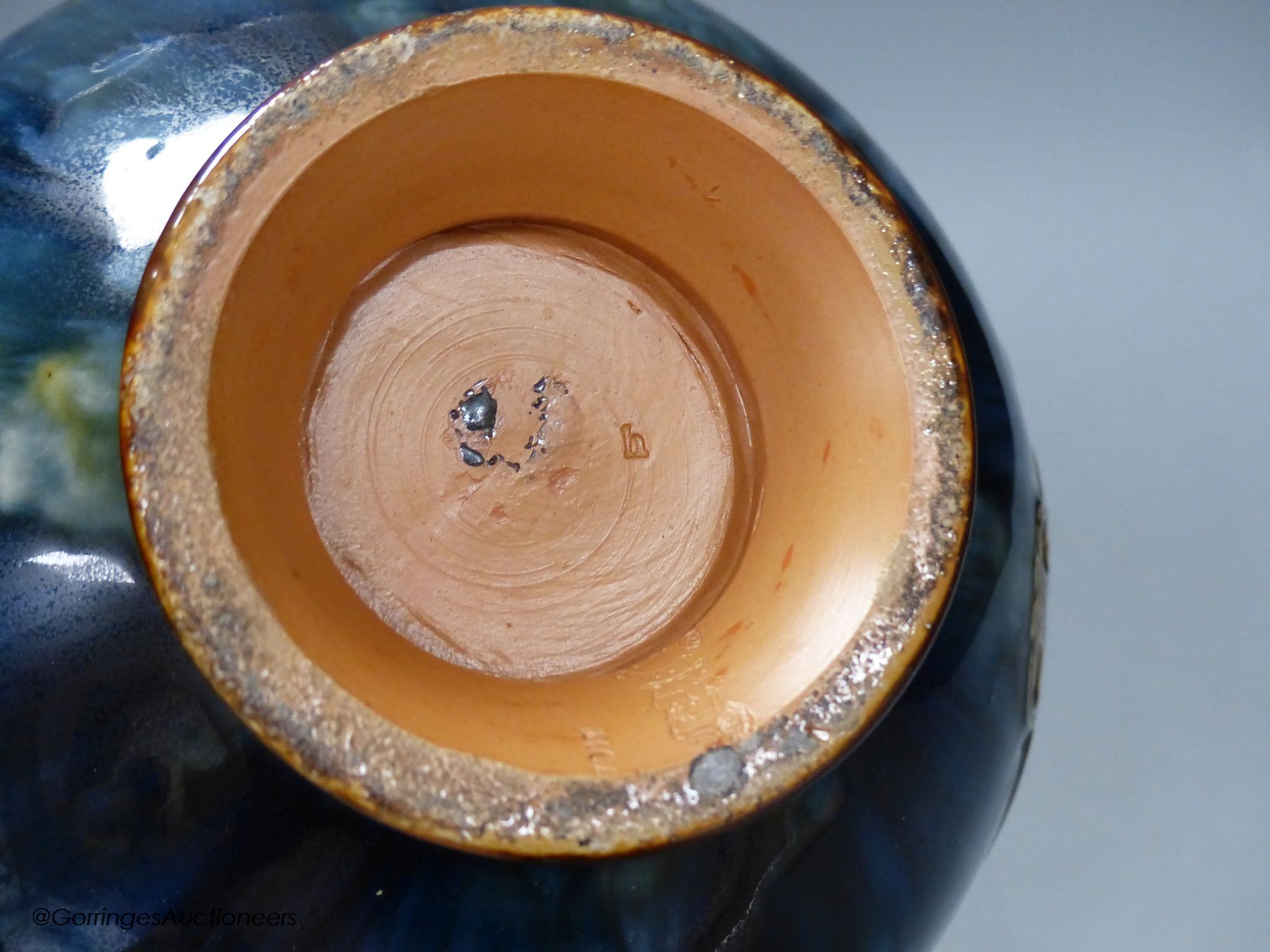 A tall Royal Doulton bottle vase, height 40cm